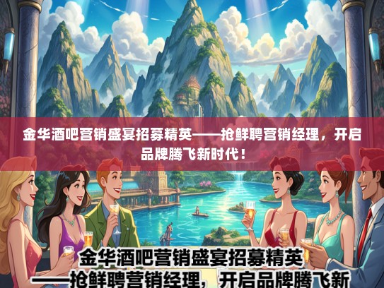 金华酒吧营销盛宴招募精英——抢鲜聘营销经理，开启品牌腾飞新时代！