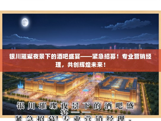 银川璀璨夜景下的酒吧盛宴——紧急招募！专业营销经理，共创辉煌未来！