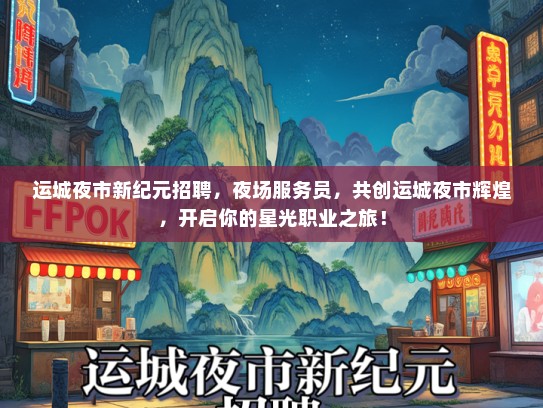 运城夜市新纪元招聘，夜场服务员，共创运城夜市辉煌，开启你的星光职业之旅！