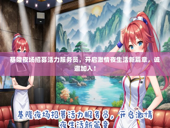 基隆夜场招募活力服务员，开启激情夜生活新篇章，诚邀加入！
