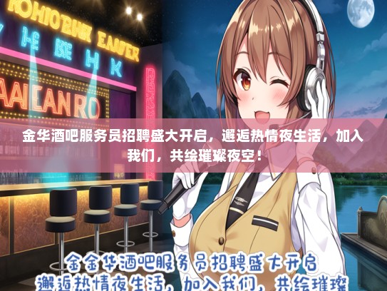 金华酒吧服务员招聘盛大开启，邂逅热情夜生活，加入我们，共绘璀璨夜空！