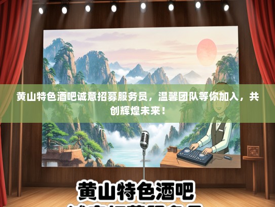 黄山特色酒吧诚意招募服务员，温馨团队等你加入，共创辉煌未来！