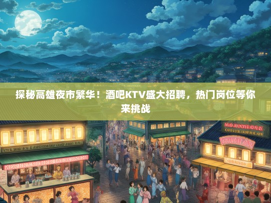 探秘高雄夜市繁华！酒吧KTV盛大招聘，热门岗位等你来挑战