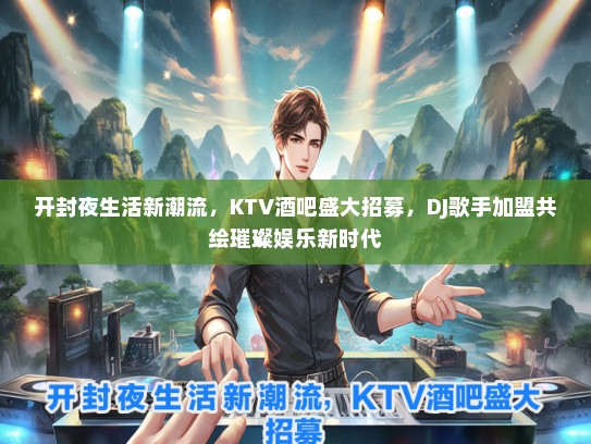 开封夜生活新潮流，KTV酒吧盛大招募，DJ歌手加盟共绘璀璨娱乐新时代