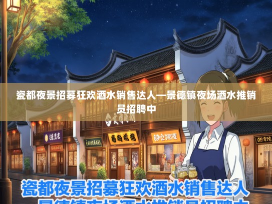 瓷都夜景招募狂欢酒水销售达人—景德镇夜场酒水推销员招聘中