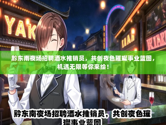 黔东南夜场招聘酒水推销员，共创夜色璀璨事业蓝图，机遇无限等你来绘！