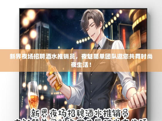 新界夜场招聘酒水推销员，夜魅简单团队邀您共舞时尚夜生活！