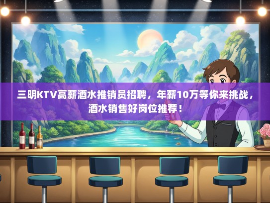 三明KTV高薪酒水推销员招聘，年薪10万等你来挑战，酒水销售好岗位推荐！