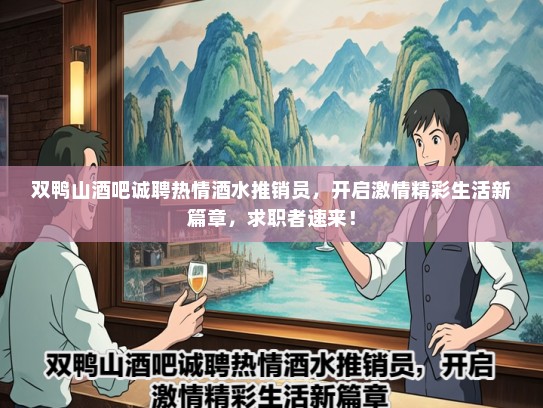 双鸭山酒吧诚聘热情酒水推销员，开启激情精彩生活新篇章，求职者速来！