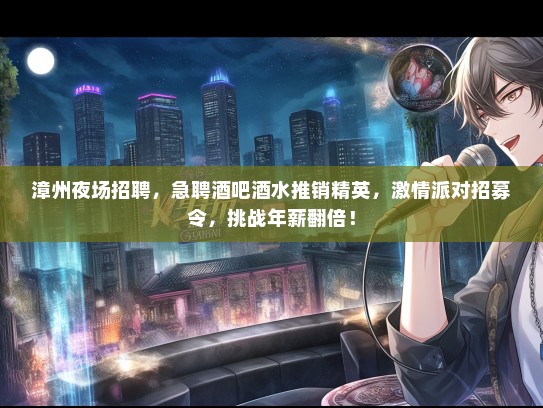 漳州夜场招聘，急聘酒吧酒水推销精英，激情派对招募令，挑战年薪翻倍！