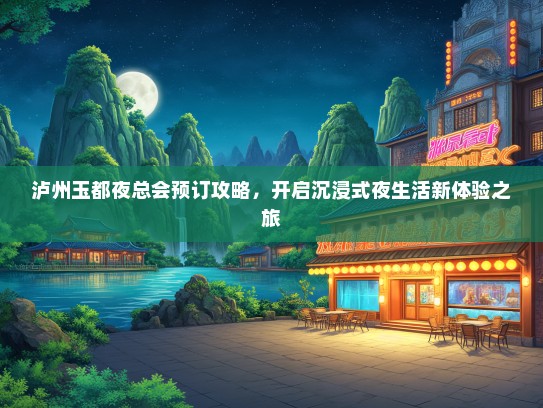 泸州玉都夜总会预订攻略，开启沉浸式夜生活新体验之旅