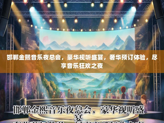 邯郸金熙音乐夜总会，豪华视听盛宴，奢华预订体验，尽享音乐狂欢之夜