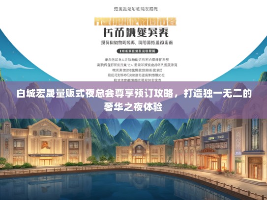 白城宏晟量贩式夜总会尊享预订攻略，打造独一无二的奢华之夜体验