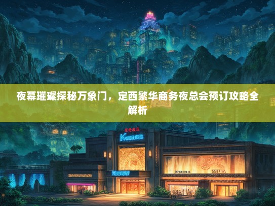 夜幕璀璨探秘万象门，定西繁华商务夜总会预订攻略全解析