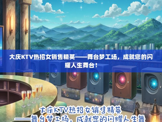 大庆KTV热招女销售精英——舞台梦工场，成就您的闪耀人生舞台！