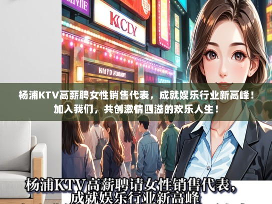 杨浦KTV高薪聘女性销售代表，成就娱乐行业新高峰！加入我们，共创激情四溢的欢乐人生！