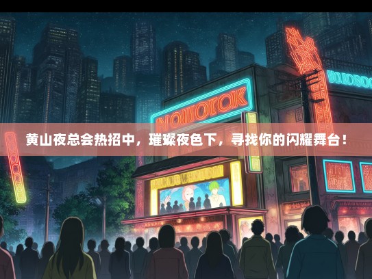 黄山夜总会热招中，璀璨夜色下，寻找你的闪耀舞台！