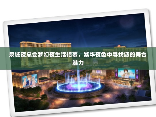 泉城夜总会梦幻夜生活招募，繁华夜色中寻找您的舞台魅力