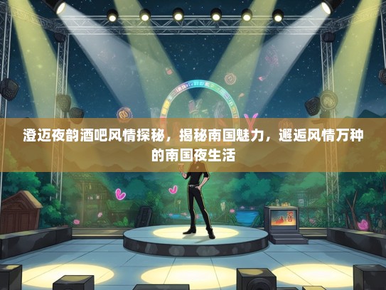 澄迈夜韵酒吧风情探秘，揭秘南国魅力，邂逅风情万种的南国夜生活