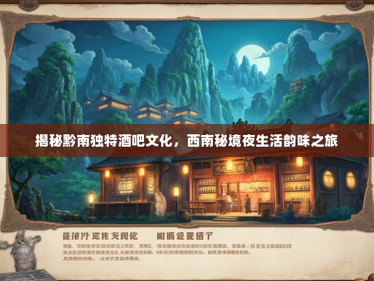 揭秘黔南独特酒吧文化，西南秘境夜生活韵味之旅
