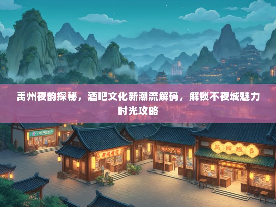 禹州夜韵探秘，酒吧文化新潮流解码，解锁不夜城魅力时光攻略