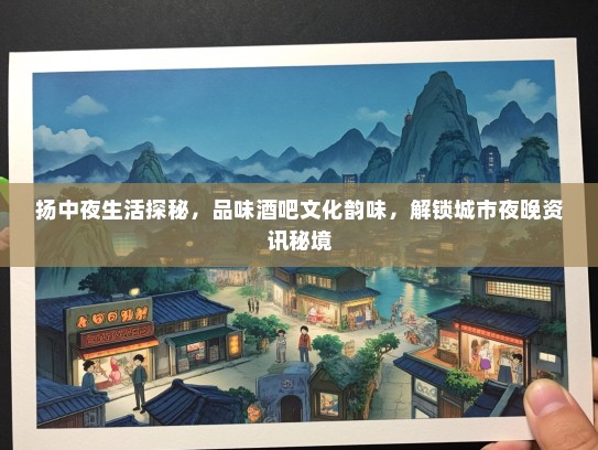 扬中夜生活探秘，品味酒吧文化韵味，解锁城市夜晚资讯秘境