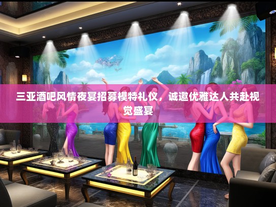 三亚酒吧风情夜宴招募模特礼仪，诚邀优雅达人共赴视觉盛宴