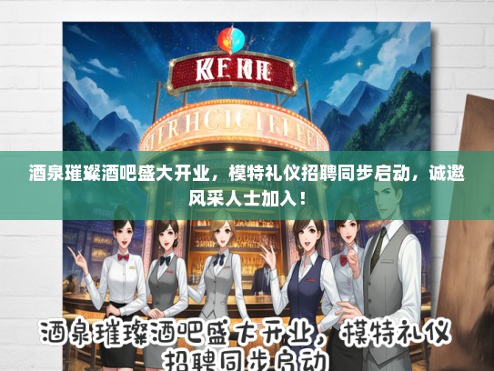 酒泉璀璨酒吧盛大开业，模特礼仪招聘同步启动，诚邀风采人士加入！