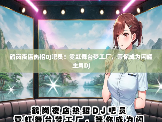 鹤岗夜店热招DJ吧员！霓虹舞台梦工厂，等你成为闪耀主角DJ