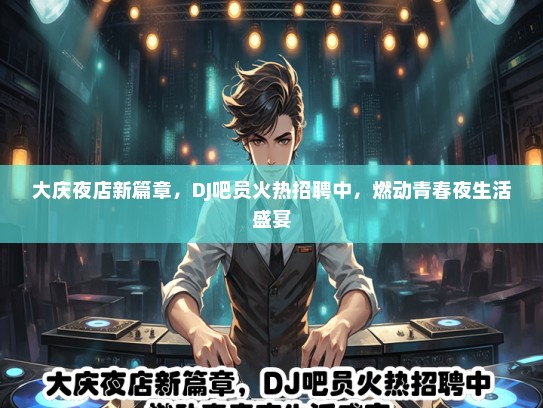 大庆夜店新篇章，DJ吧员火热招聘中，燃动青春夜生活盛宴