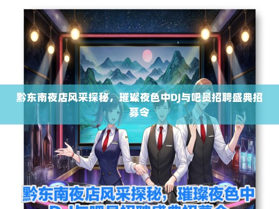 黔东南夜店风采探秘，璀璨夜色中DJ与吧员招聘盛典招募令