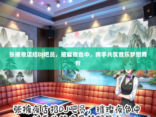 张掖夜店招DJ吧员，璀璨夜色中，携手共筑音乐梦想舞台