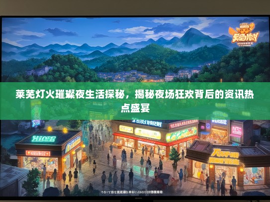 莱芜灯火璀璨夜生活探秘，揭秘夜场狂欢背后的资讯热点盛宴