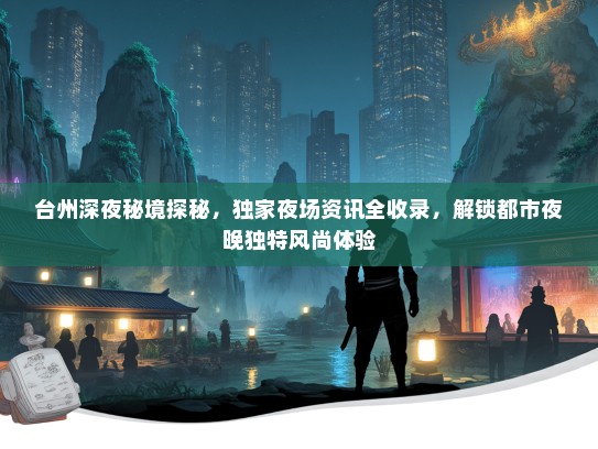 台州深夜秘境探秘，独家夜场资讯全收录，解锁都市夜晚独特风尚体验