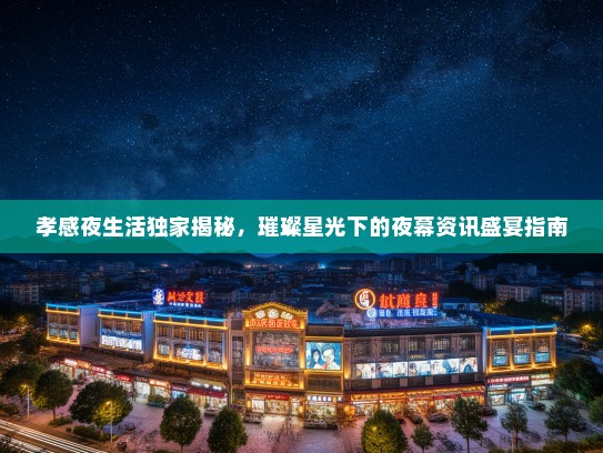 孝感夜生活独家揭秘，璀璨星光下的夜幕资讯盛宴指南