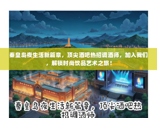 秦皇岛夜生活新篇章，顶尖酒吧热招调酒师，加入我们，解锁时尚饮品艺术之旅！