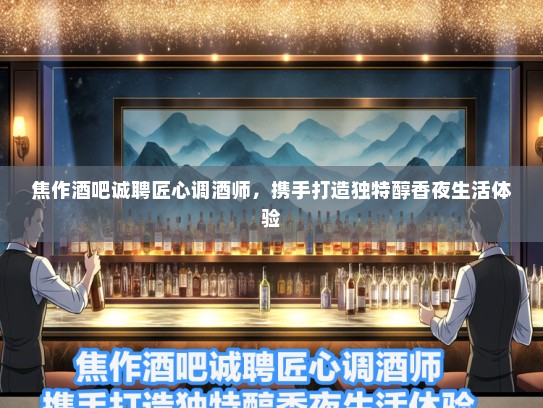焦作酒吧诚聘匠心调酒师，携手打造独特醇香夜生活体验