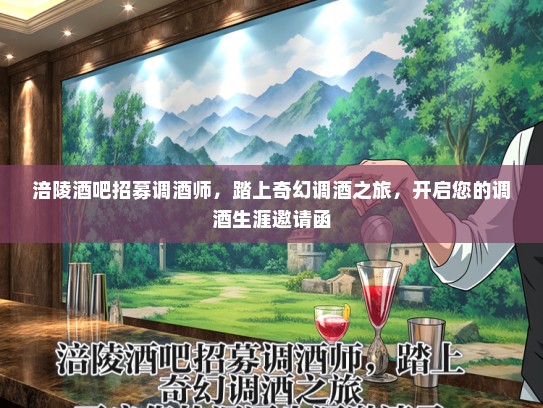 涪陵酒吧招募调酒师，踏上奇幻调酒之旅，开启您的调酒生涯邀请函
