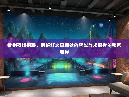 忻州夜场招聘，揭秘灯火阑珊处的繁华与求职者的秘密选择