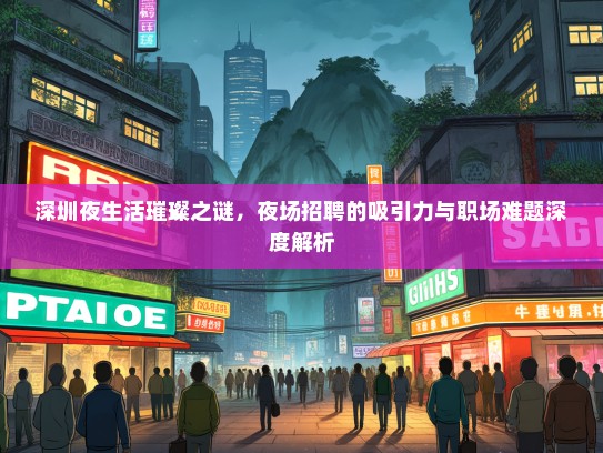 深圳夜生活璀璨之谜，夜场招聘的吸引力与职场难题深度解析