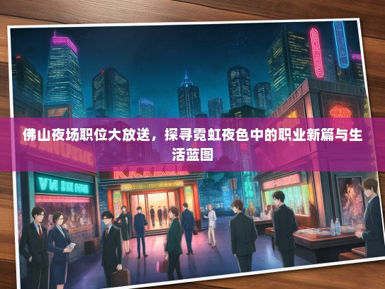 佛山夜场职位大放送，探寻霓虹夜色中的职业新篇与生活蓝图