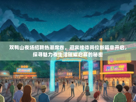 双鸭山夜场招聘热潮席卷，迎宾接待岗位新篇章开启，探寻魅力夜生活璀璨启幕的秘密