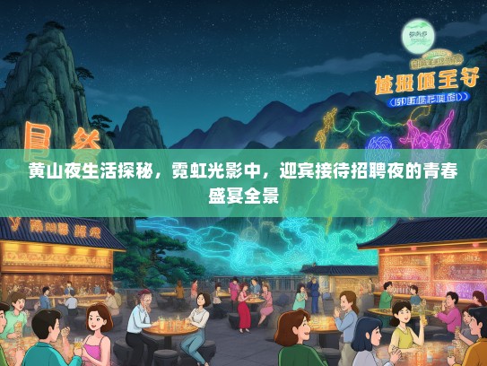 黄山夜生活探秘，霓虹光影中，迎宾接待招聘夜的青春盛宴全景