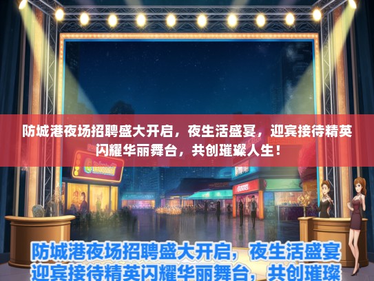 防城港夜场招聘盛大开启，夜生活盛宴，迎宾接待精英闪耀华丽舞台，共创璀璨人生！