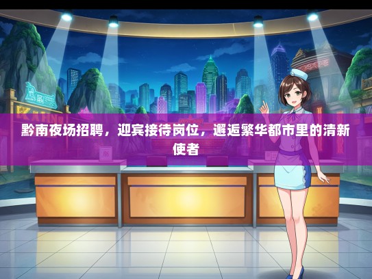 黔南夜场招聘，迎宾接待岗位，邂逅繁华都市里的清新使者