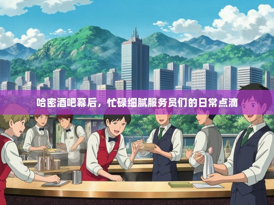 哈密酒吧幕后，忙碌细腻服务员们的日常点滴