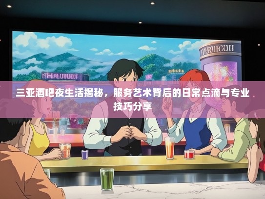 三亚酒吧夜生活揭秘，服务艺术背后的日常点滴与专业技巧分享