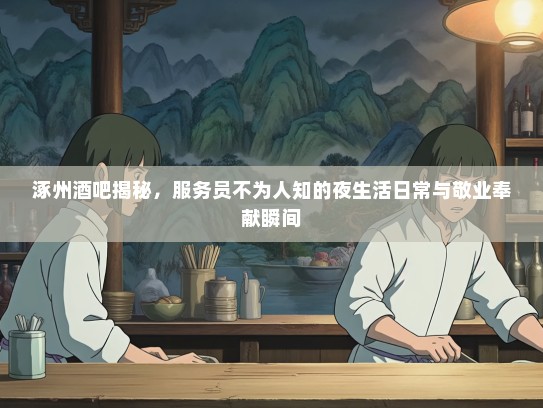 涿州酒吧揭秘，服务员不为人知的夜生活日常与敬业奉献瞬间