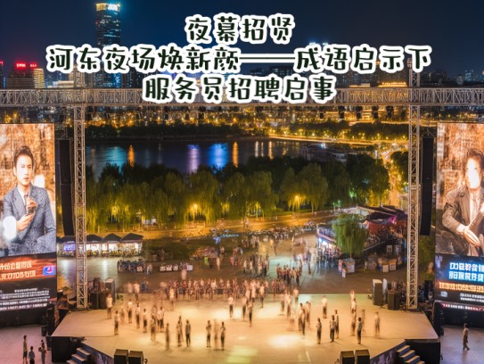 夜幕招贤,河东夜场焕新颜——成语启示下服务员招聘启事 夜幕招贤,河东夜场焕新颜——成语启示下服务员招聘启事