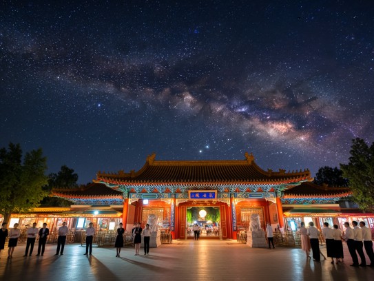 南开灯火映夜场，璀璨星河招服务员，夜幕华章下寻觅南开夜生活之星